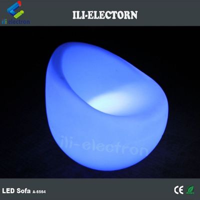 Salle de séjour chaises arrière repos canapé canapé LED tabouret en plastique