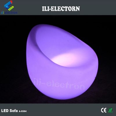 Salle de séjour chaises arrière repos canapé canapé LED tabouret en plastique