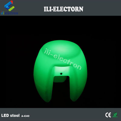 Meubles colorés à lumière LED, bar empilage Tabouret éclairé rechargeable