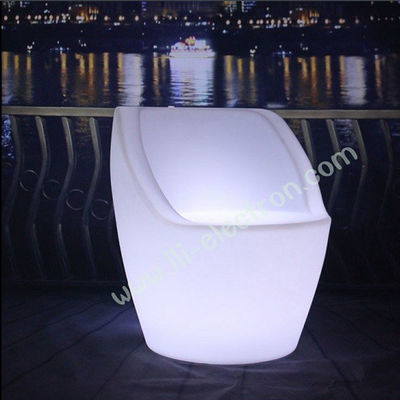 chaise de soirée LED rechargeable portable éclairée multicolore
