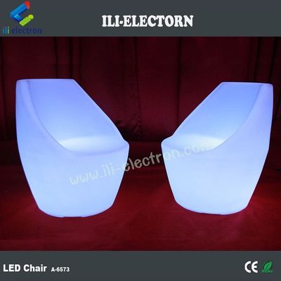 chaise de soirée LED rechargeable portable éclairée multicolore