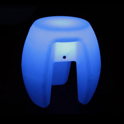 Tabouret de bar en plastique avec batterie rechargeable