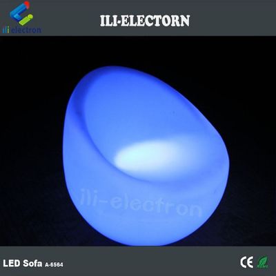Couchette à bar en PE en plastique rechargeable en RVB éclairé