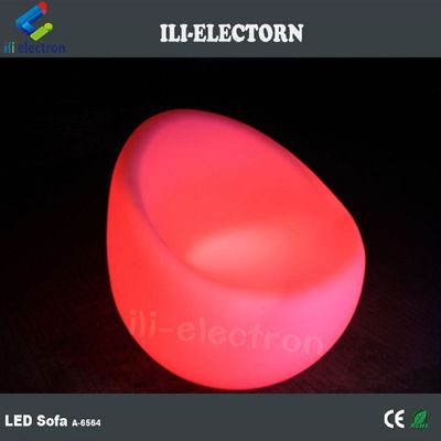 Couchette à bar en PE en plastique rechargeable en RVB éclairé