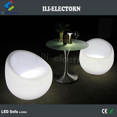 Couchette à bar en PE en plastique rechargeable en RVB éclairé