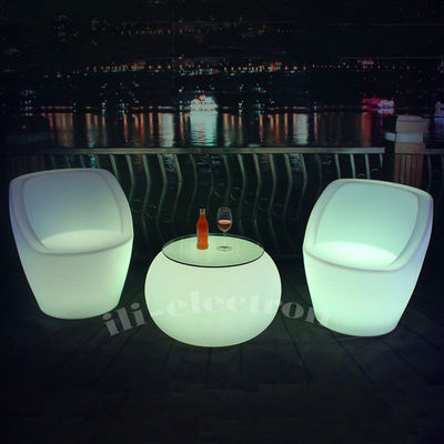 Chaise de meubles à LED rechargeable résistant à l'eau pour les soirées