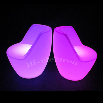Chaise de meubles à LED rechargeable résistant à l'eau pour les soirées
