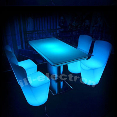 Meubles à LED Chaise de dîner à LED multicolore