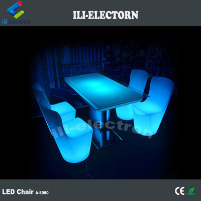 Meubles à LED Chaise de dîner à LED multicolore