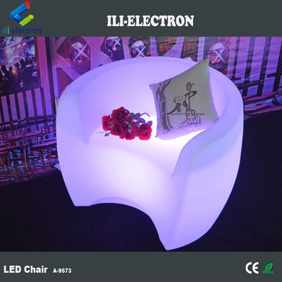 Chaises de bar en plastique à LED pour boîtes de nuit