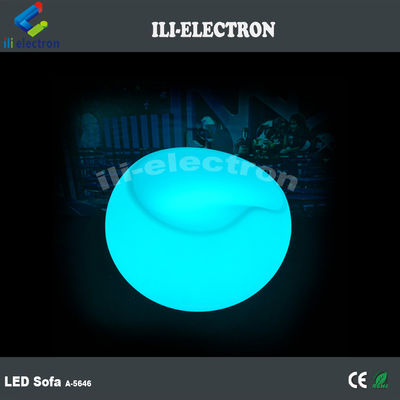 Tabourets à bar en plastique à LED utilisés dans le commerce