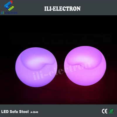 Tabourets à bar en plastique à LED utilisés dans le commerce