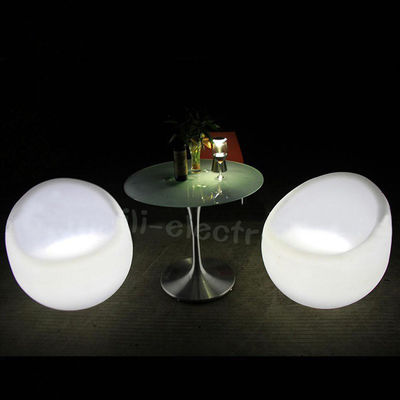 Chaises à bar en plastique PE rechargeable à batterie
