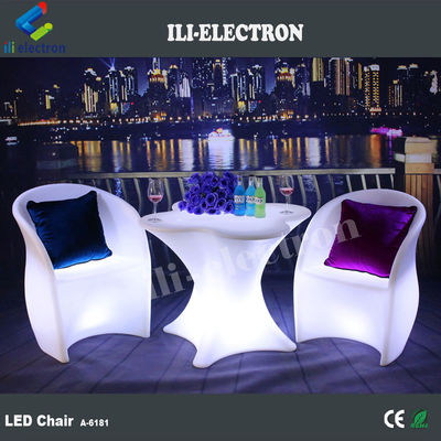 chaise/chaise de bar à LED rechargeable, table d'usage de club de nuit ktv