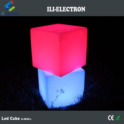 Commande à distance LED Cube Lumière nocturne éclairée Rgb Couleur changeante Batterie rechargeable