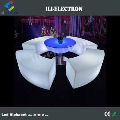 chaise cube imperméable à l'eau avec batterie au lithium rechargeable