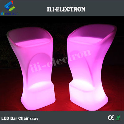 50*48*90cm Chaise de bar LED confortable éclairée/ Chaise de cocktail éclairée/ Chaise de bar LED éclairée
