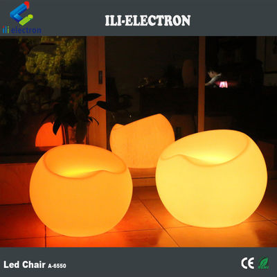 Chaise LED en forme de pomme éclairée/ Chaise Cocktail éclairée/ Chaise de bar éclairée à LED