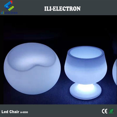 16 couleurs changeantes en plastique led chaise de bar pomme