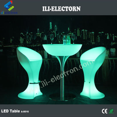 Appelant RGB télécommande extérieure led support métallique table basse