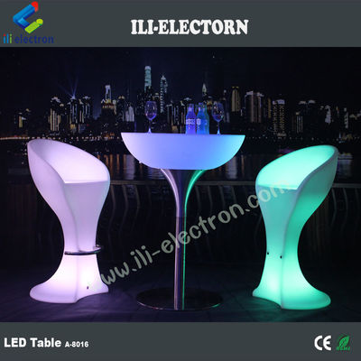 Appelant RGB télécommande extérieure led support métallique table basse