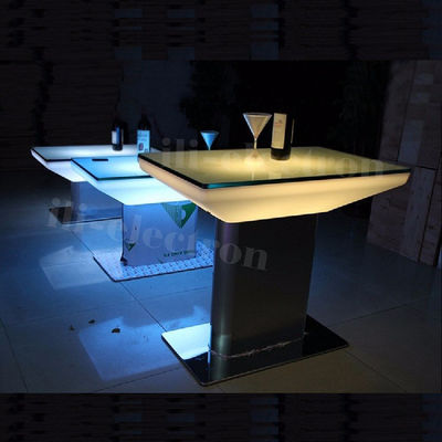 Tableau de salon en plastique à LED carré à commande à distance RGB