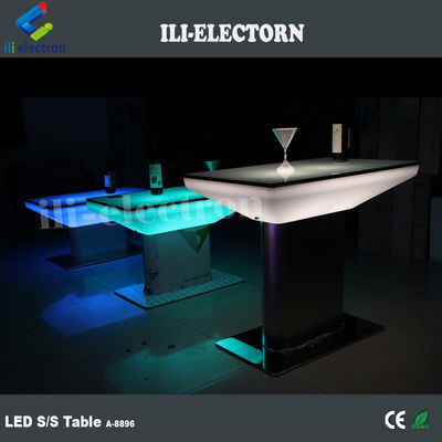 Tableau de salon en plastique à LED carré à commande à distance RGB