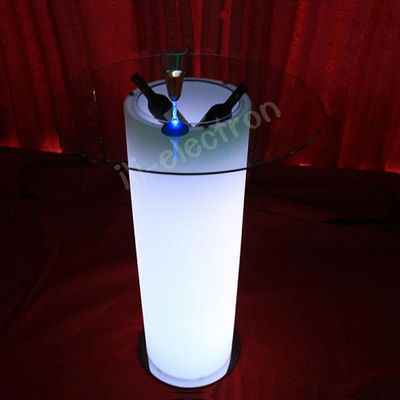 Éclairage extérieur haut haut patio LED Ice Bucket Cruiser Table