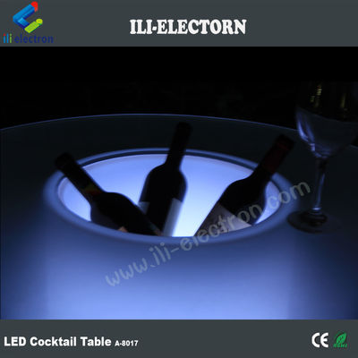Éclairage extérieur haut haut patio LED Ice Bucket Cruiser Table
