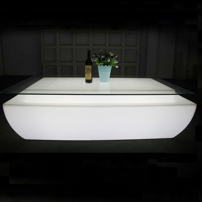 Couleur changeante en plastique rechargeable LED allume la table de bar