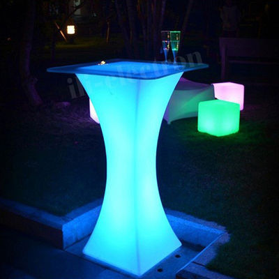Table de mariage à LED flashant, bureau de réception, table éclairée à LED