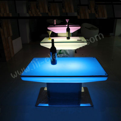 Meubles à LED Table de bar lumineuse en plastique pour hôtel villa