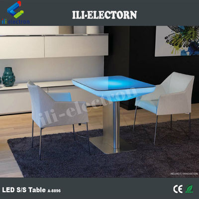 Meubles à LED Table de bar lumineuse en plastique pour hôtel villa