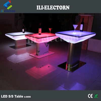 Meubles à LED Table de bar lumineuse en plastique pour hôtel villa