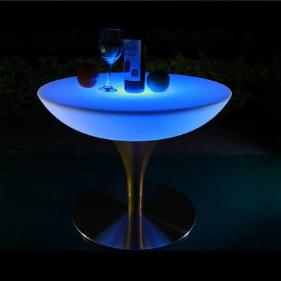 Afficher le luminaire de mobilier RGB LED Table à café Pour le supermarché