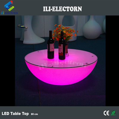 Afficher le luminaire de mobilier RGB LED Table à café Pour le supermarché