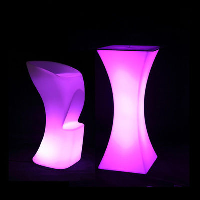 Tableau de cocktail LED carré éclairé étanche pour mariage