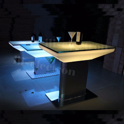 Table à café à LED rechargeable