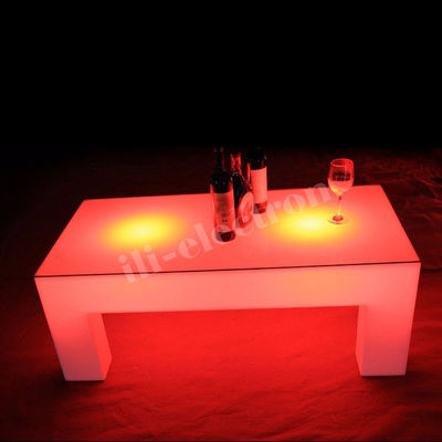 Table à LED éclairée pour jardin
