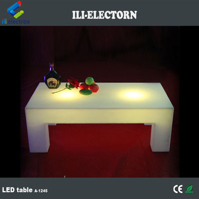 Table à LED éclairée pour jardin