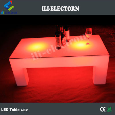 Table à LED éclairée pour jardin