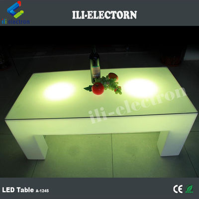 Table à LED éclairée pour jardin