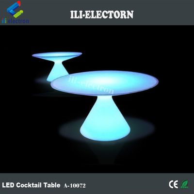 Table à manger LED rechargeable en plastique