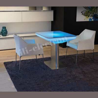 table à barres en plastique à LED rechargeable, utilisation à l'intérieur ou à l'extérieur