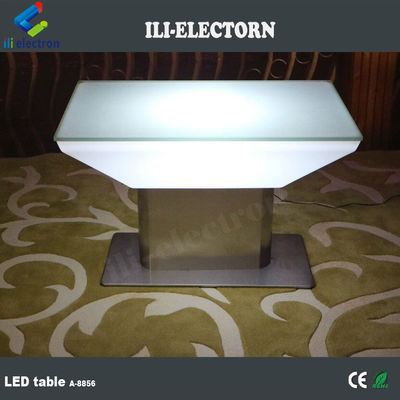 table à barres en plastique à LED rechargeable, utilisation à l'intérieur ou à l'extérieur