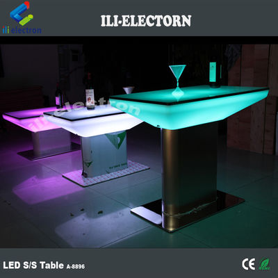 Meubles de bar à lumière LED Cocktail Table de soirée Pour la fête