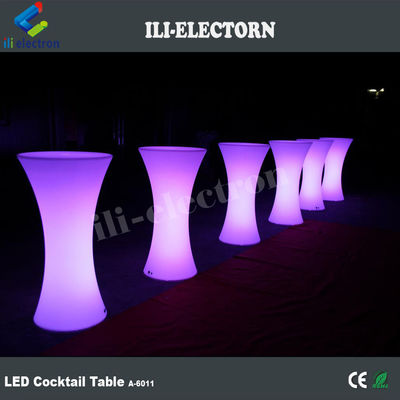 Événements de fête table de cocktail portable éclairée