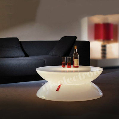 Table ronde avec lampes LED