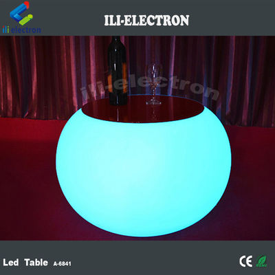 Tableau de cocktail commercial moderne à LED avec batterie au lithium rechargeable