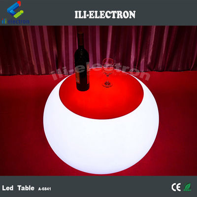 Tableau de cocktail commercial moderne à LED avec batterie au lithium rechargeable